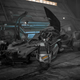 Here’s Batman’s upgraded Batmobile in Justice League, on display in Bruce Wayne’s new hanger. It’s the only new image that was released.